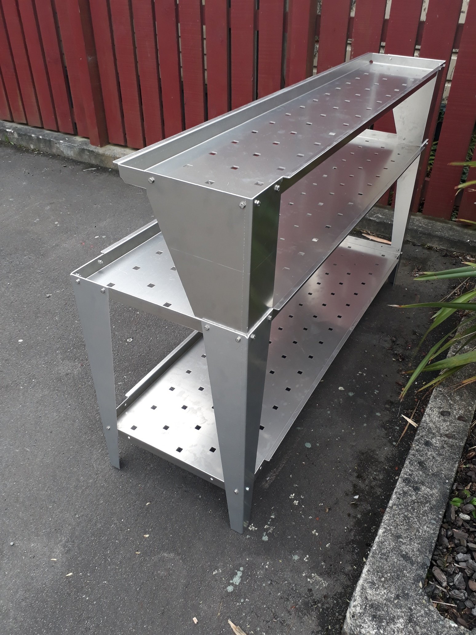 EDEN Aluminium Bench 3 Tier 500 x 1600mm - Image 2
