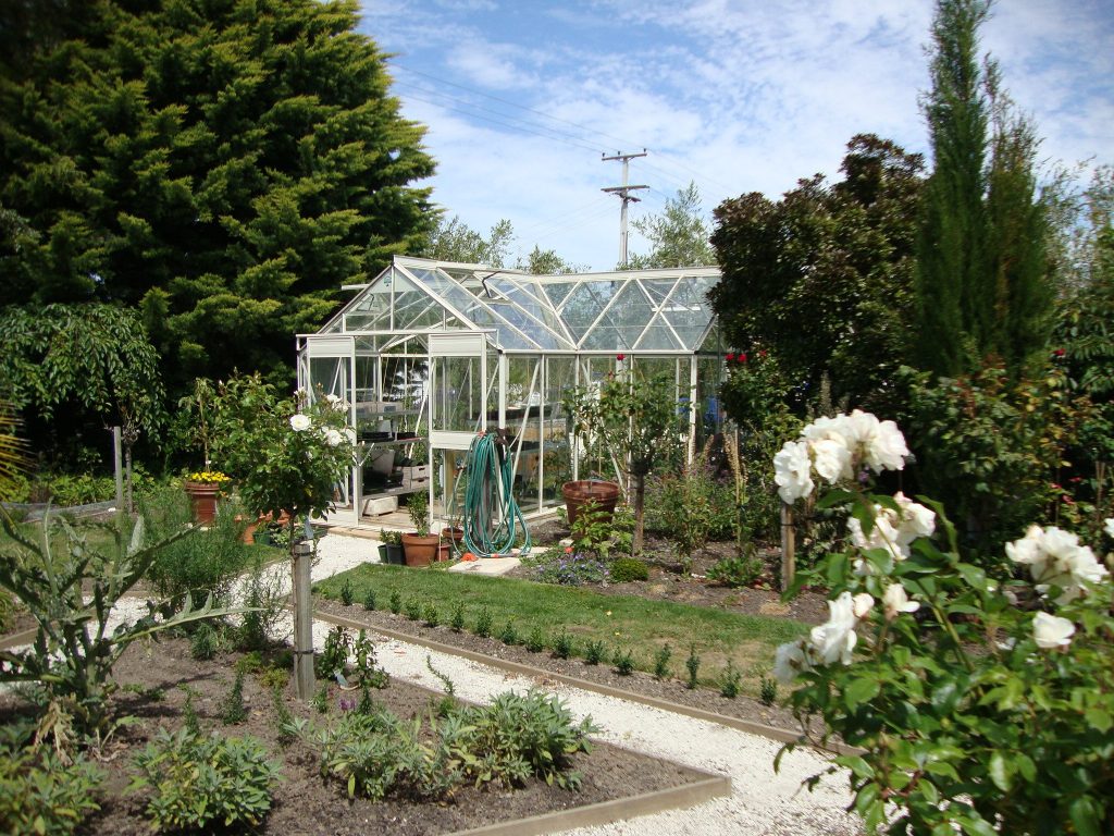 Eden Greenhouses Backyard